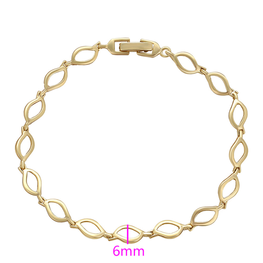 Armband aus goldplattiertesr Legierung