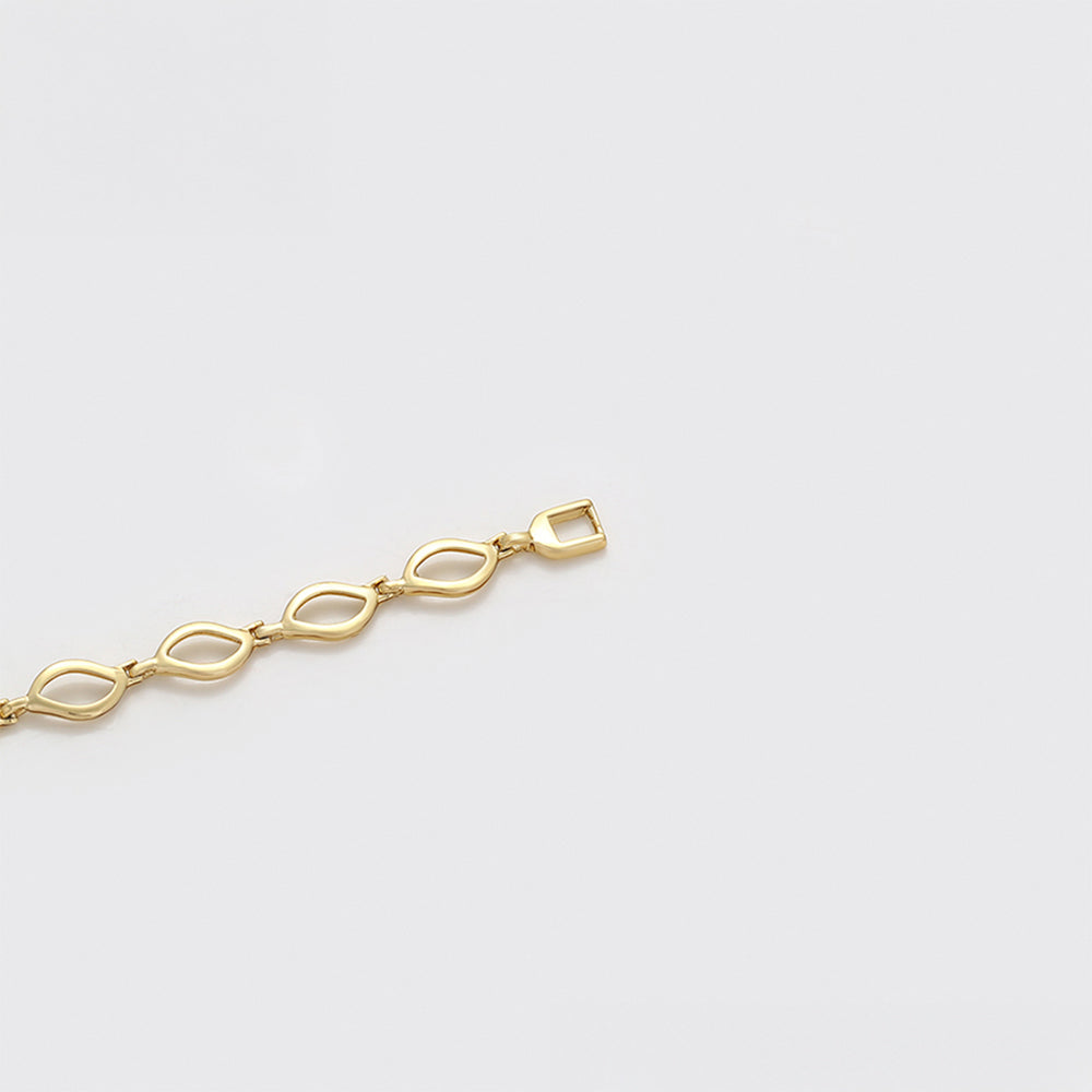 Armband aus goldplattiertesr Legierung 5 