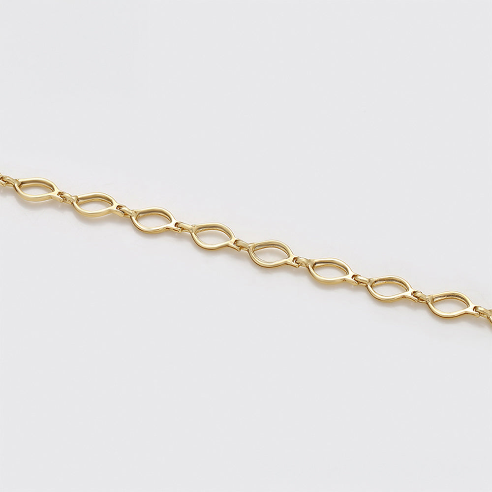 Armband aus goldplattiertesr Legierung