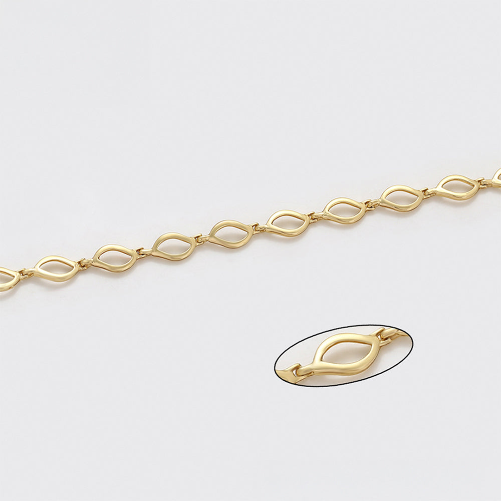 Armband aus goldplattiertesr Legierung 7 