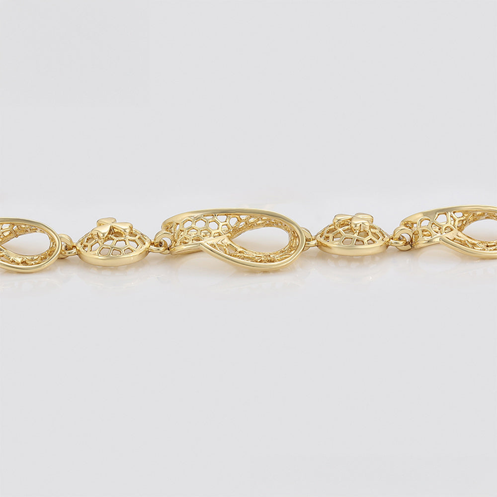 Armband aus goldplattiertesr Legierung 4 