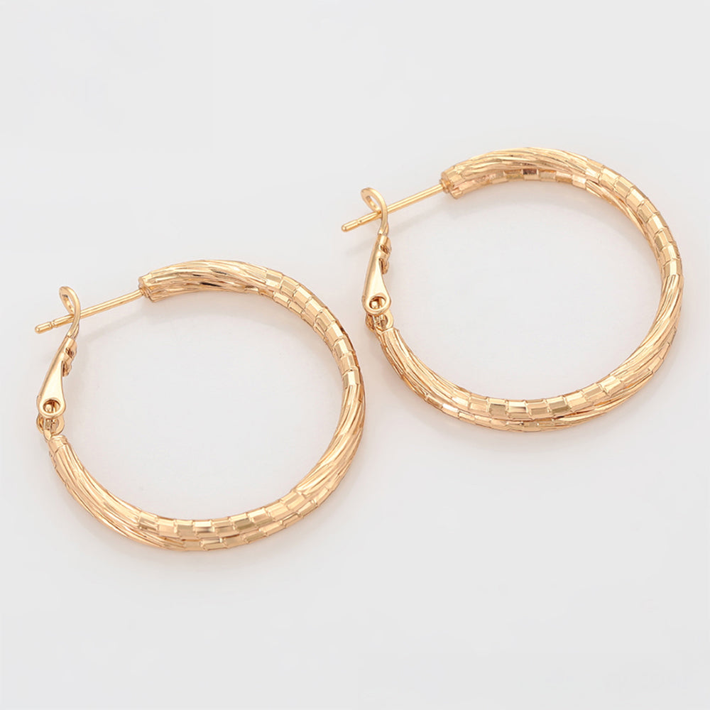Ohrringe aus goldplattierter Legierung 5 