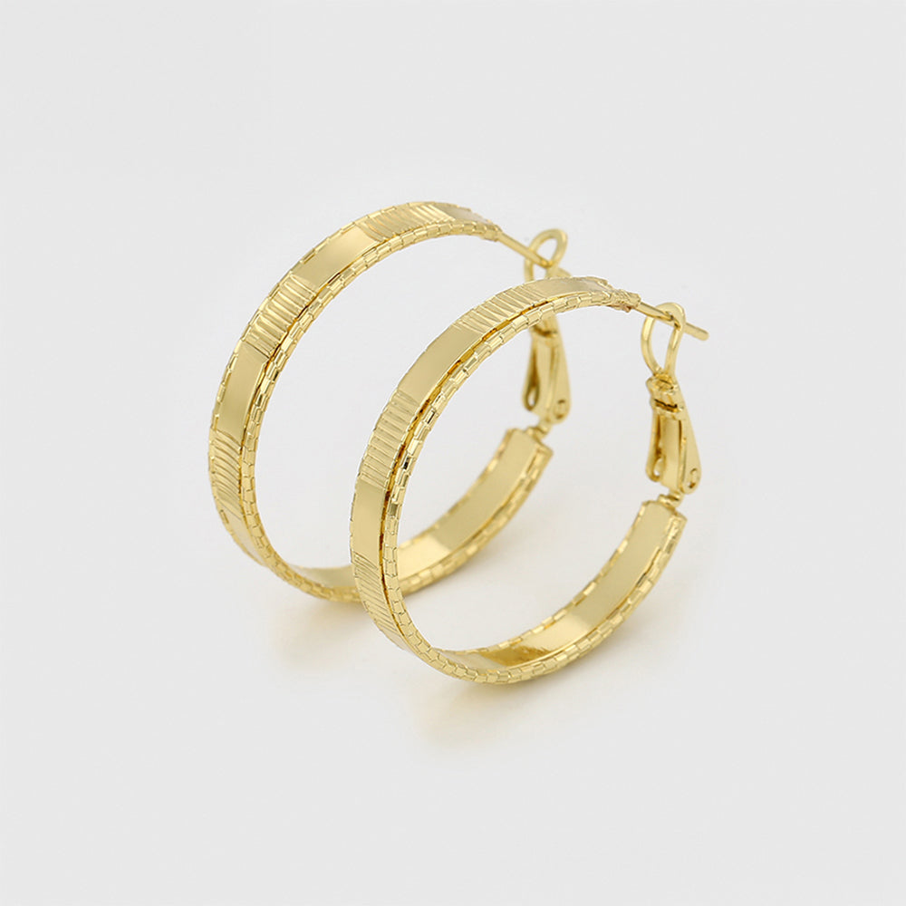 Ohrringe aus goldplattierter Legierung 3 