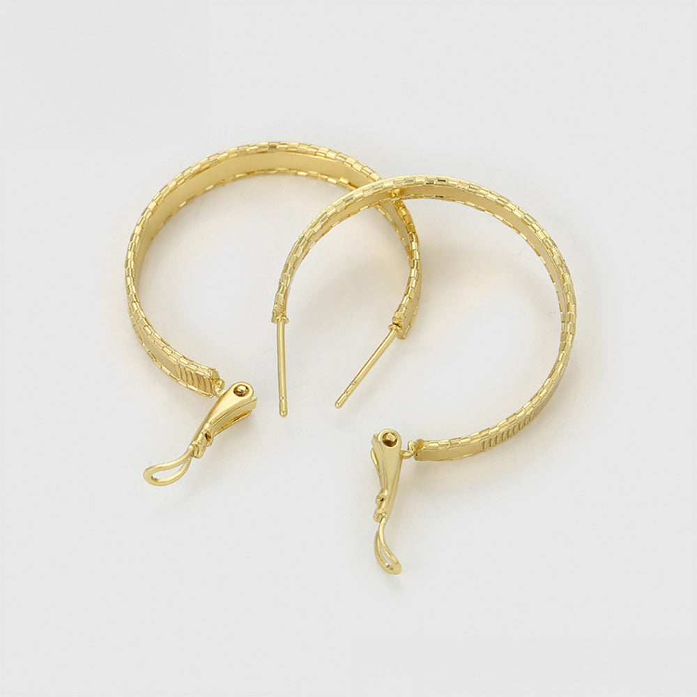 Ohrringe aus goldplattierter Legierung 6 