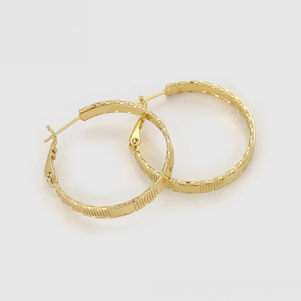 Ohrringe aus goldplattierter Legierung 7 