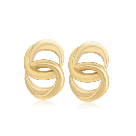 Ohrringe aus goldplattierter Legierung