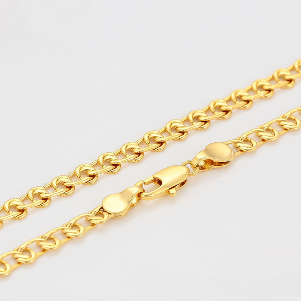 Halskette aus goldplattierter Legierung