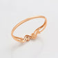 Armband aus goldplattiertesr Legierung mit weißem Emporia® Kristall