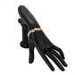 Armband aus goldplattiertesr Legierung mit weißem Emporia® Kristall