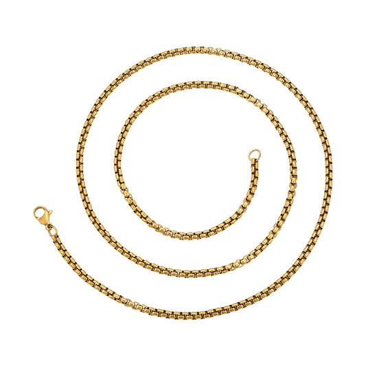 Halskette aus goldplattierter Legierung