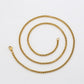 Halskette aus goldplattierter Legierung