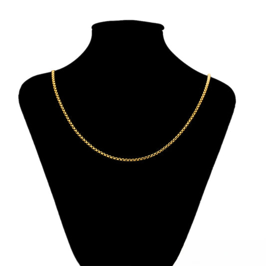 Halskette aus goldplattierter Legierung