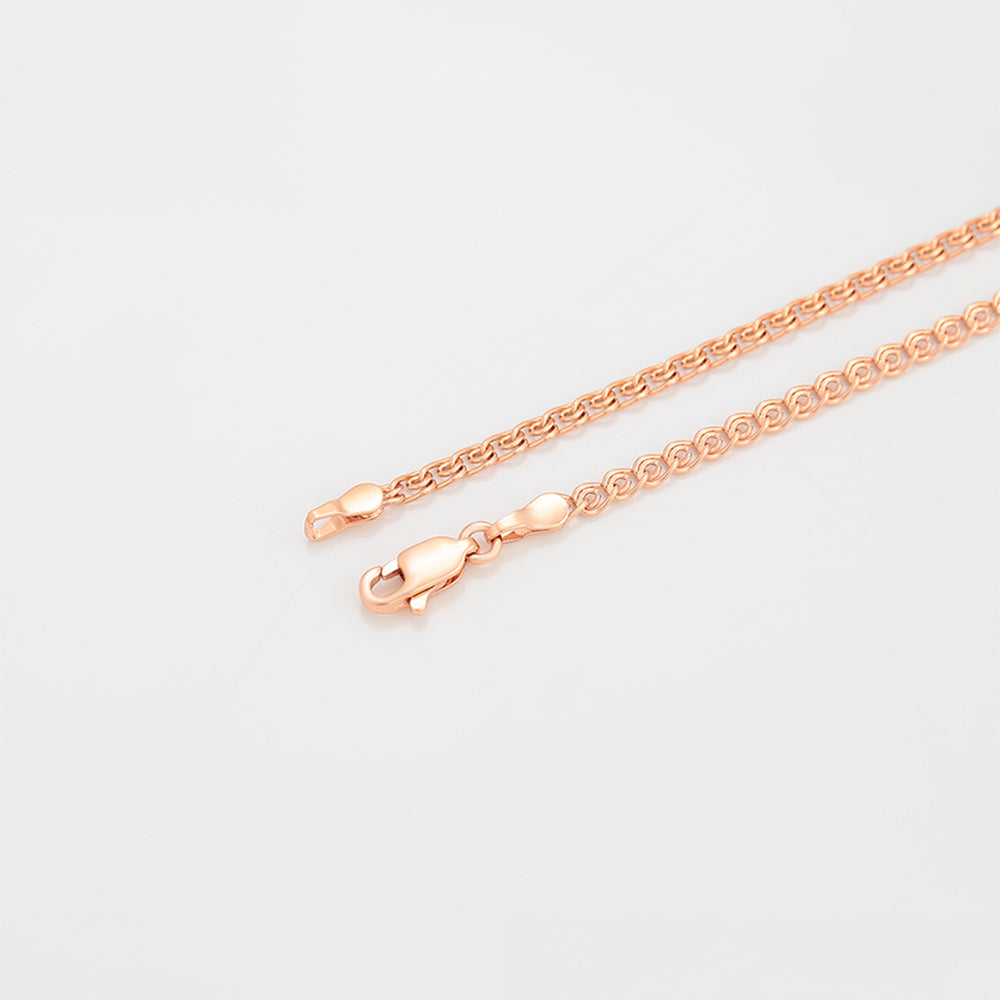 Halskette aus goldplattierter Legierung 8 