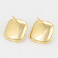 Ohrringe aus goldplattierter Legierung mit Glasperle und weißem Emporia® Kristall