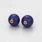 Talisman aus goldplattierter Legierung mit blauem Emporia®-Kristall