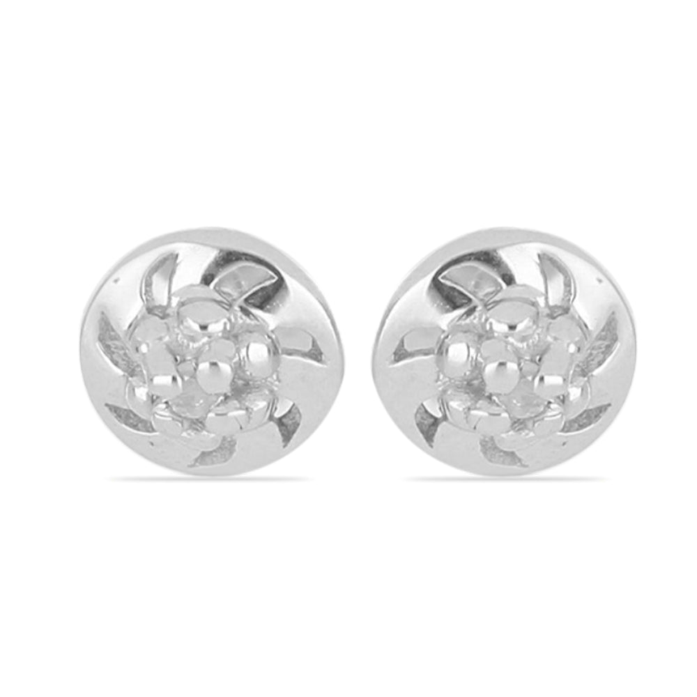 Silberohrringe mit Diamant 1 