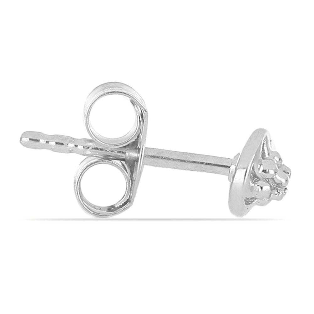Silberohrringe mit Diamant 2 