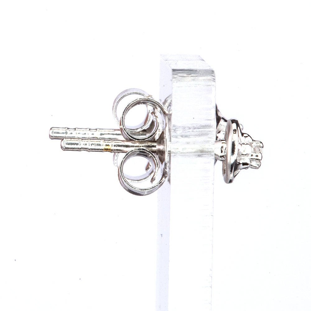 Silberohrringe mit Diamant