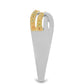 Silberring mit gelbem Diamant