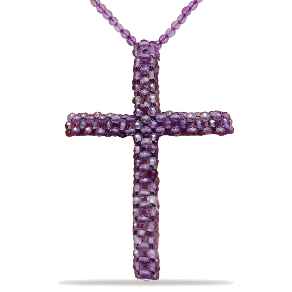 Nugget Halskette mit Amethyst aus Vera Cruz