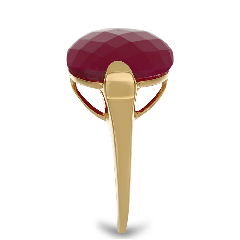 Goldplattierter Silberring 4 