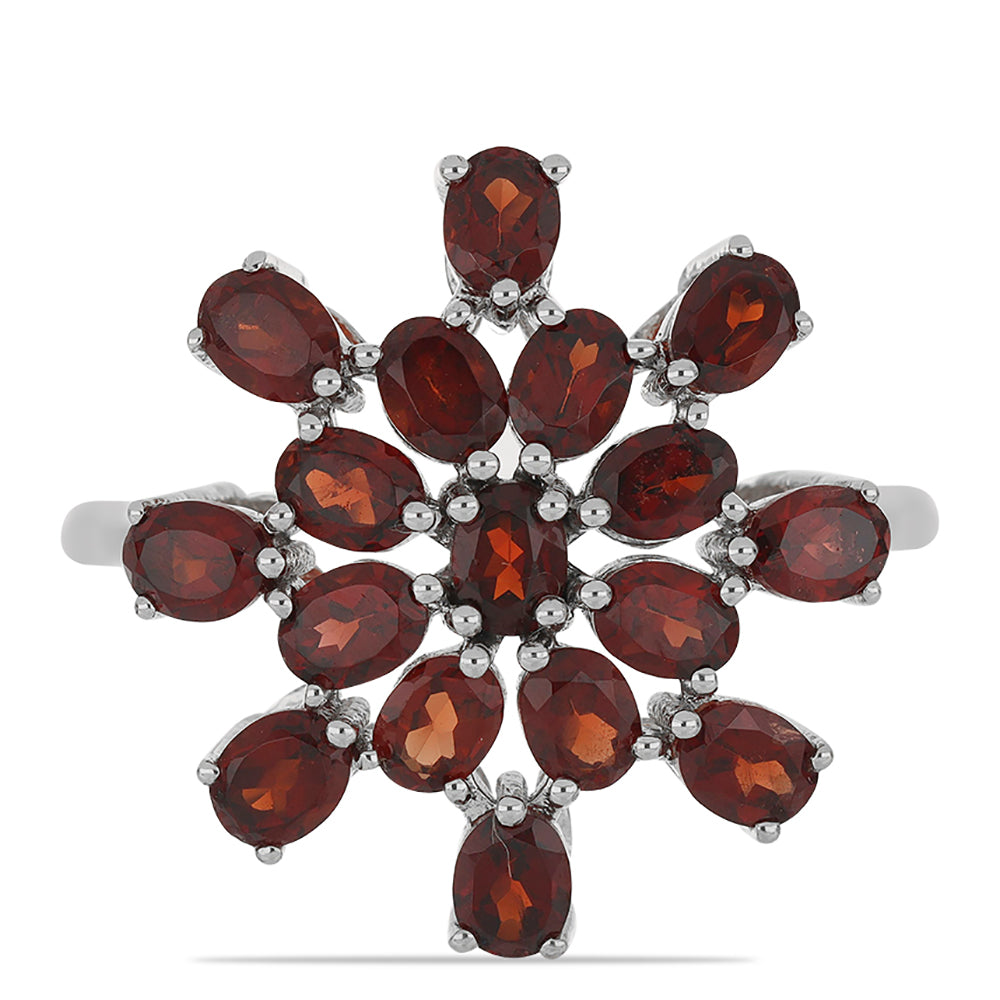 Silberring mit Barton Granat 1 