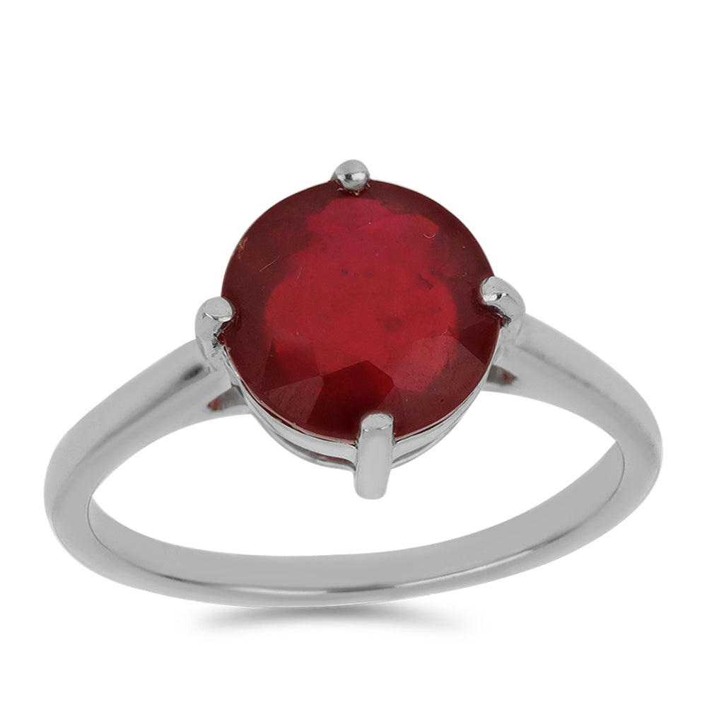 Silberring mit Rubin aus Madagaskar 3 