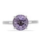 Silberring mit Rose De France Amethyst
