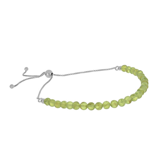 Silberarmband mit Peridot aus Changbai