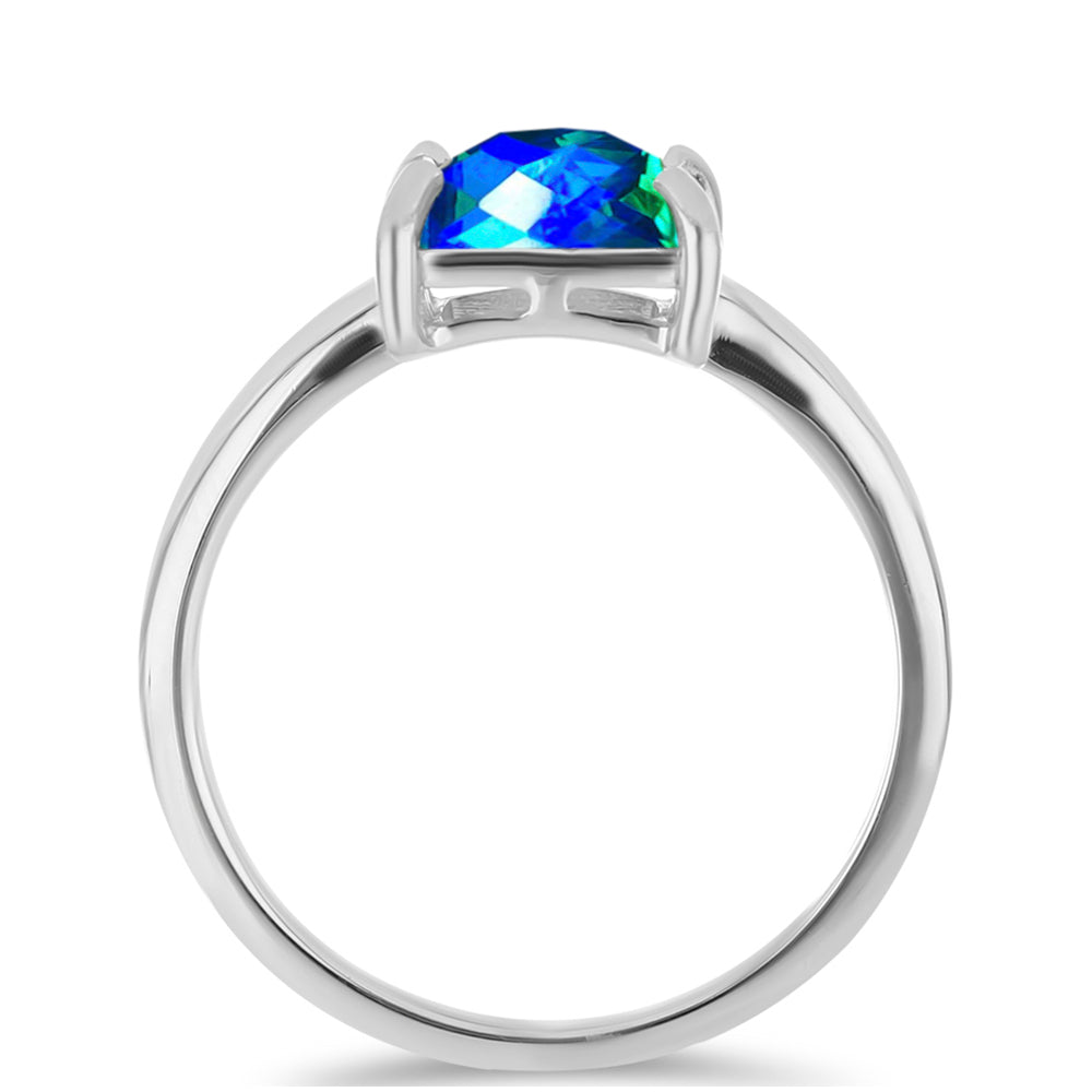 Silberring mit Pfauenquarz 2 