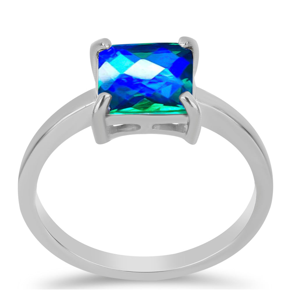 Silberring mit Pfauenquarz 3 