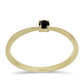 Goldring mit schwarzem Diamant