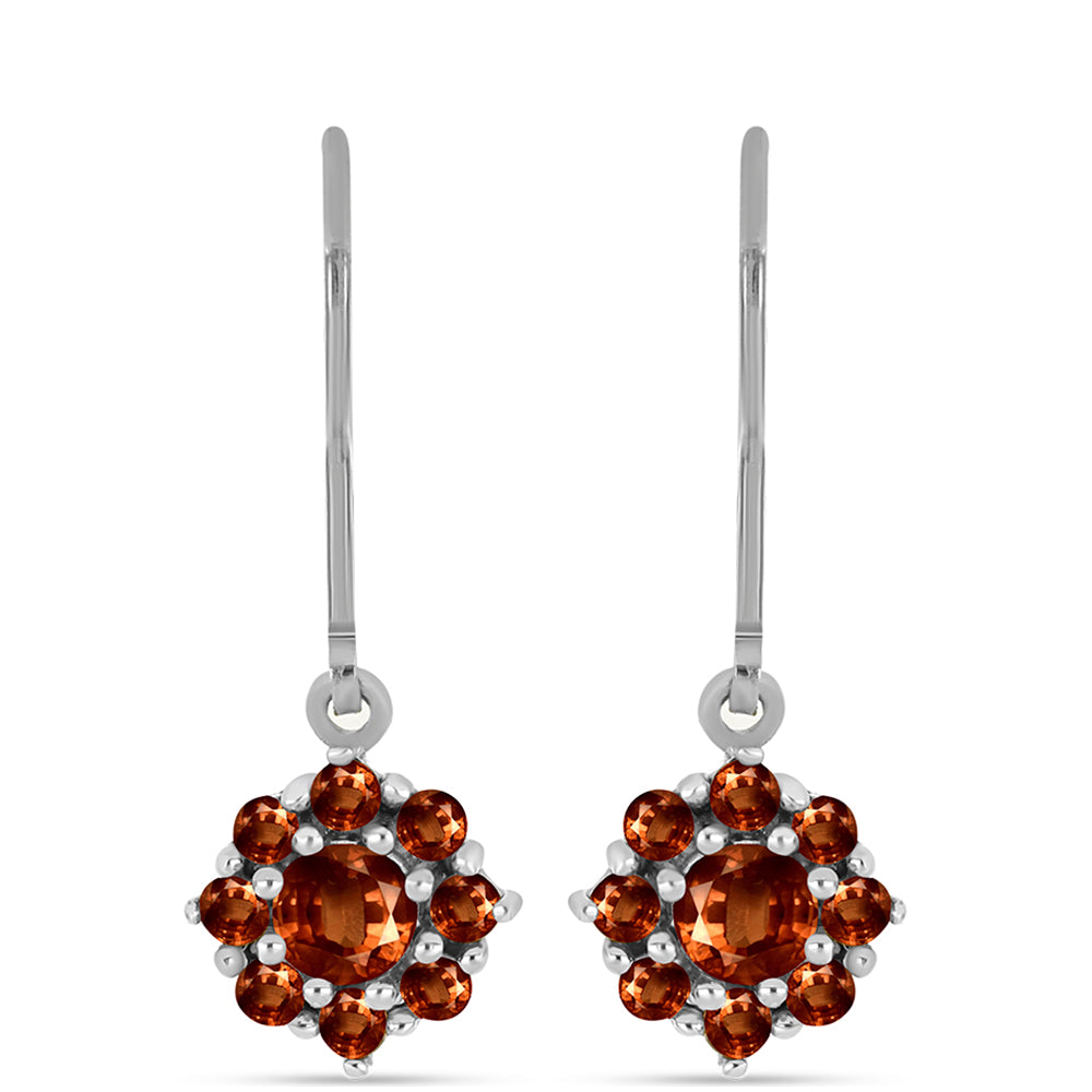 Silberohrringe mit Andalusit 1 