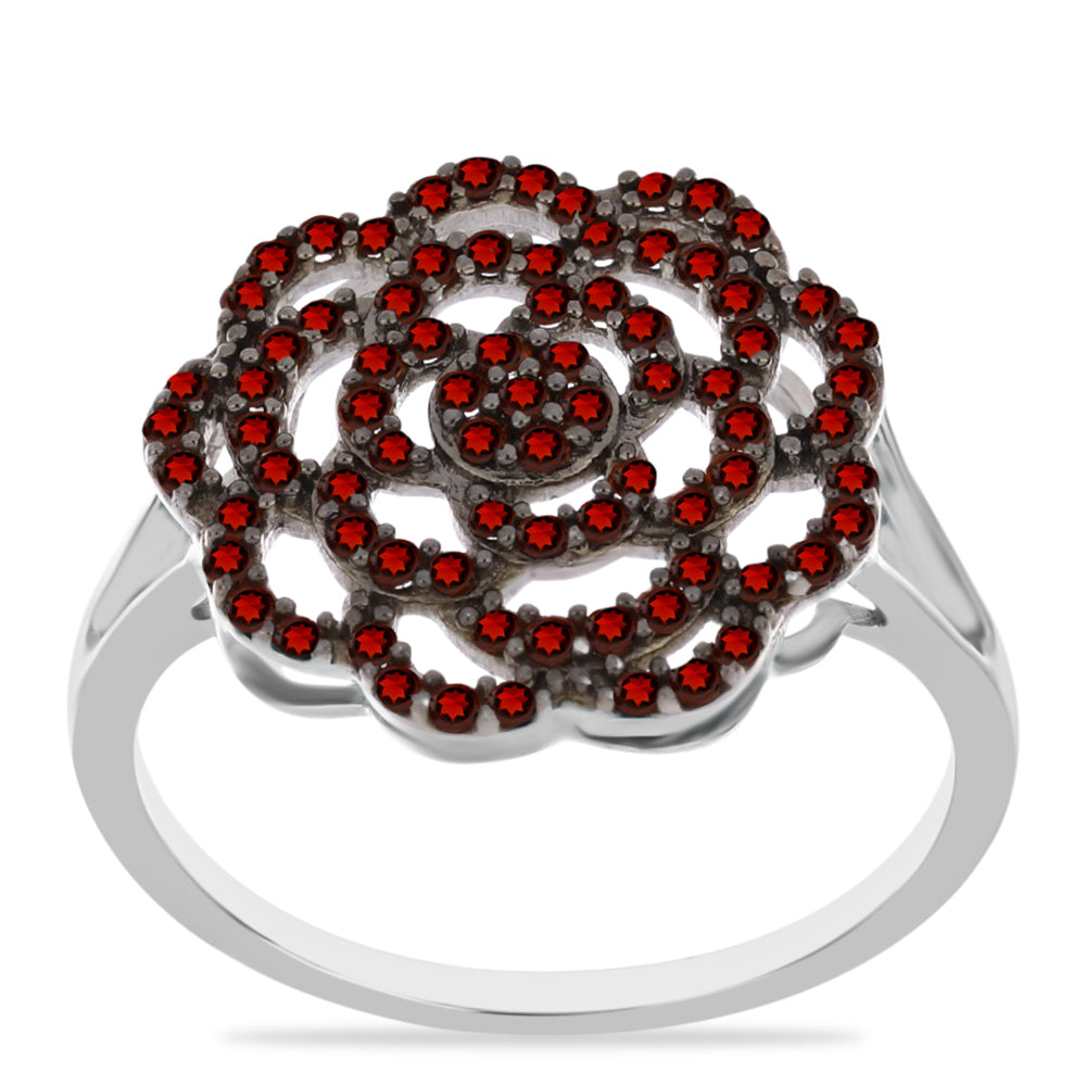 Silberring mit Barton Granat