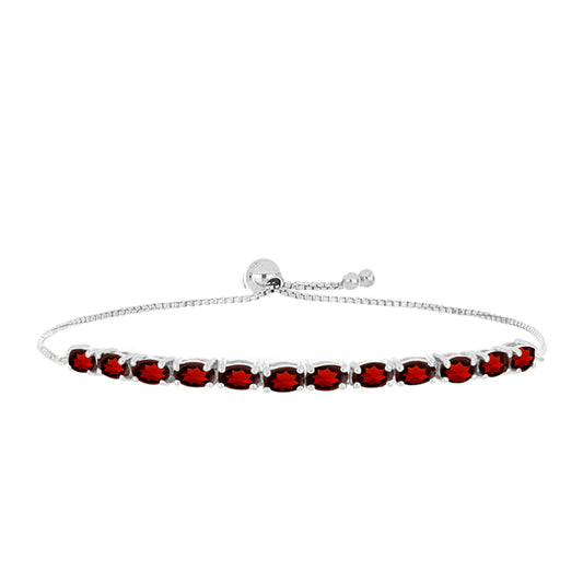 Silberarmband mit Barton Granat