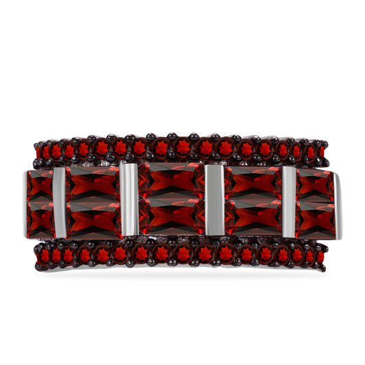 Silberring mit Barton Granat