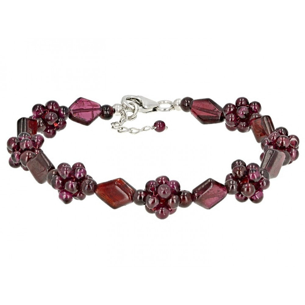 Silberarmband mit Barton Granat 1 