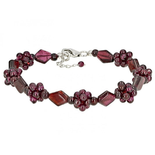 Silberarmband mit Barton Granat