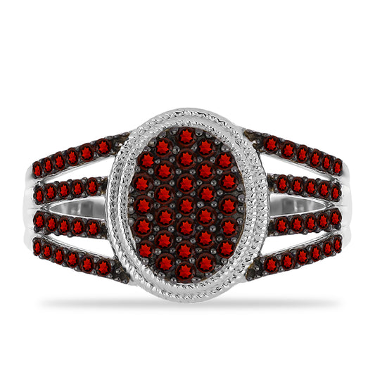 Silberring mit Barton Granat