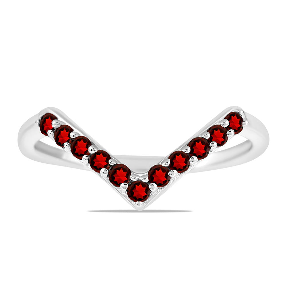 Silberring mit Barton Granat