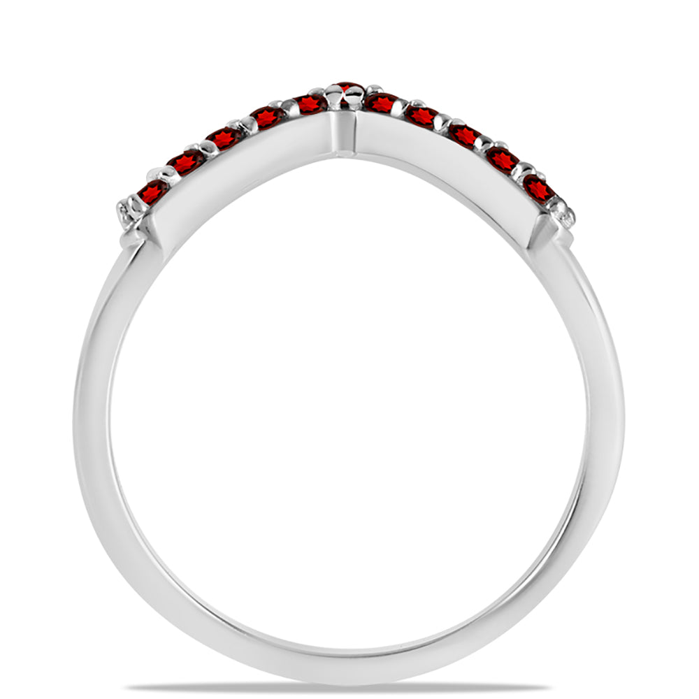 Silberring mit Barton Granat