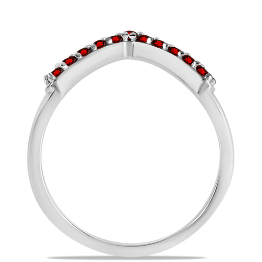Silberring mit Barton Granat