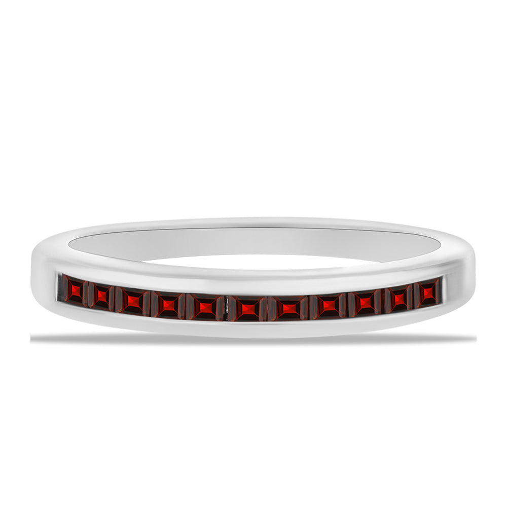 Silberring mit Barton Granat 1 