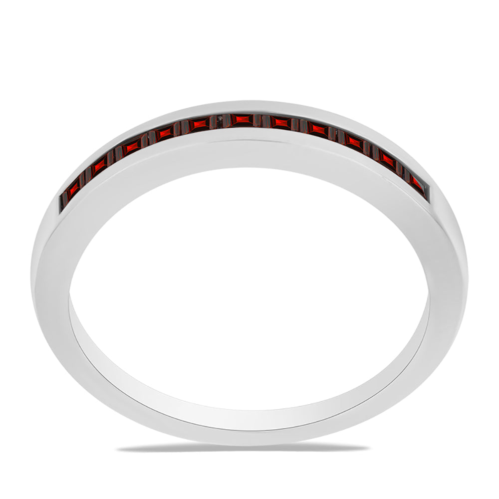 Silberring mit Barton Granat 3 