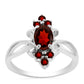 Silberring mit Barton Granat