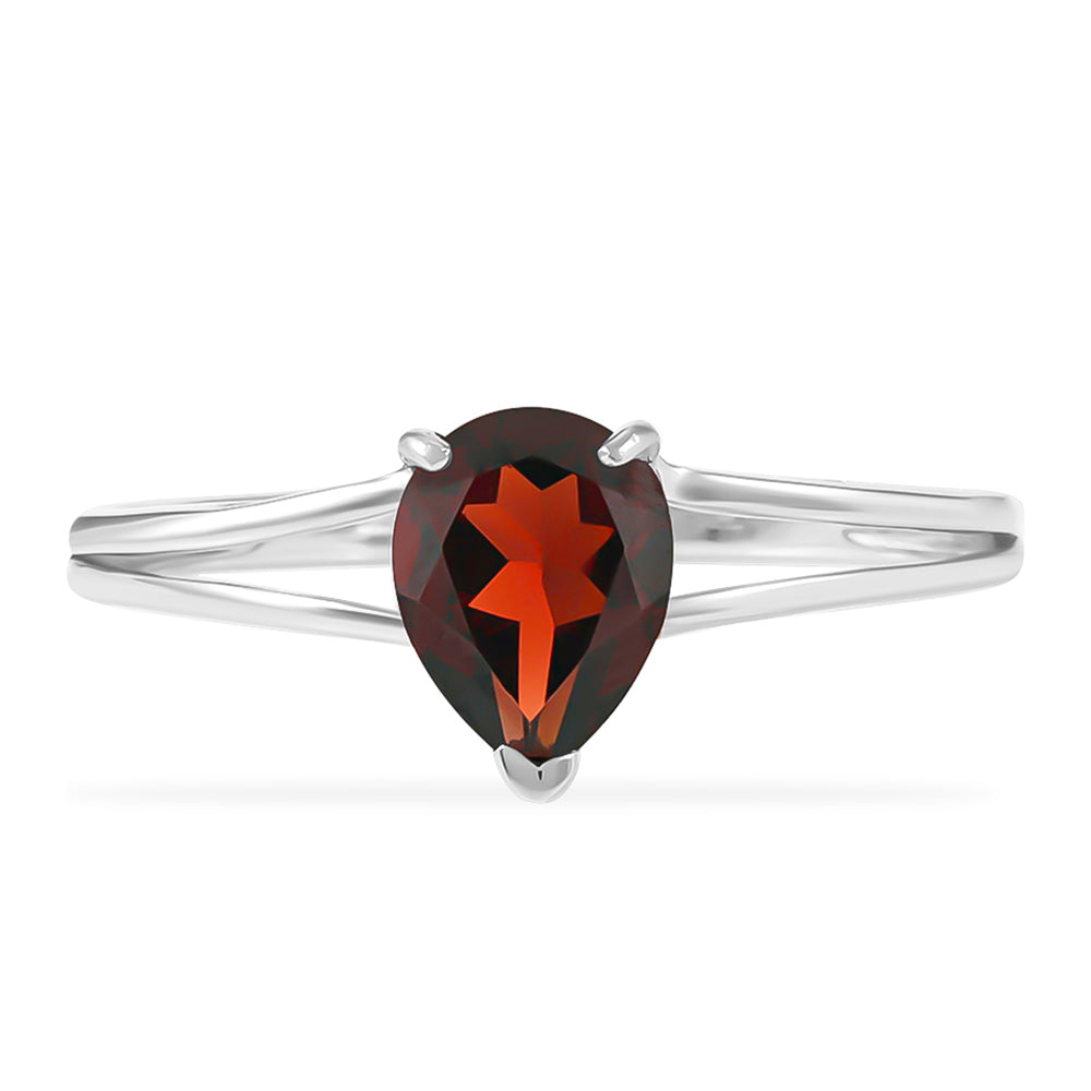 Silberring mit Barton Granat