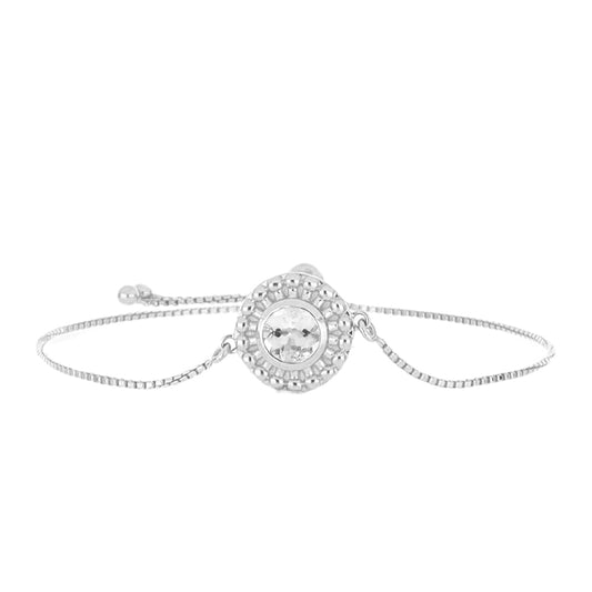 Silberarmband mit Kalgoorli Petalit