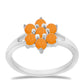 Silberring mit gelbem Jade