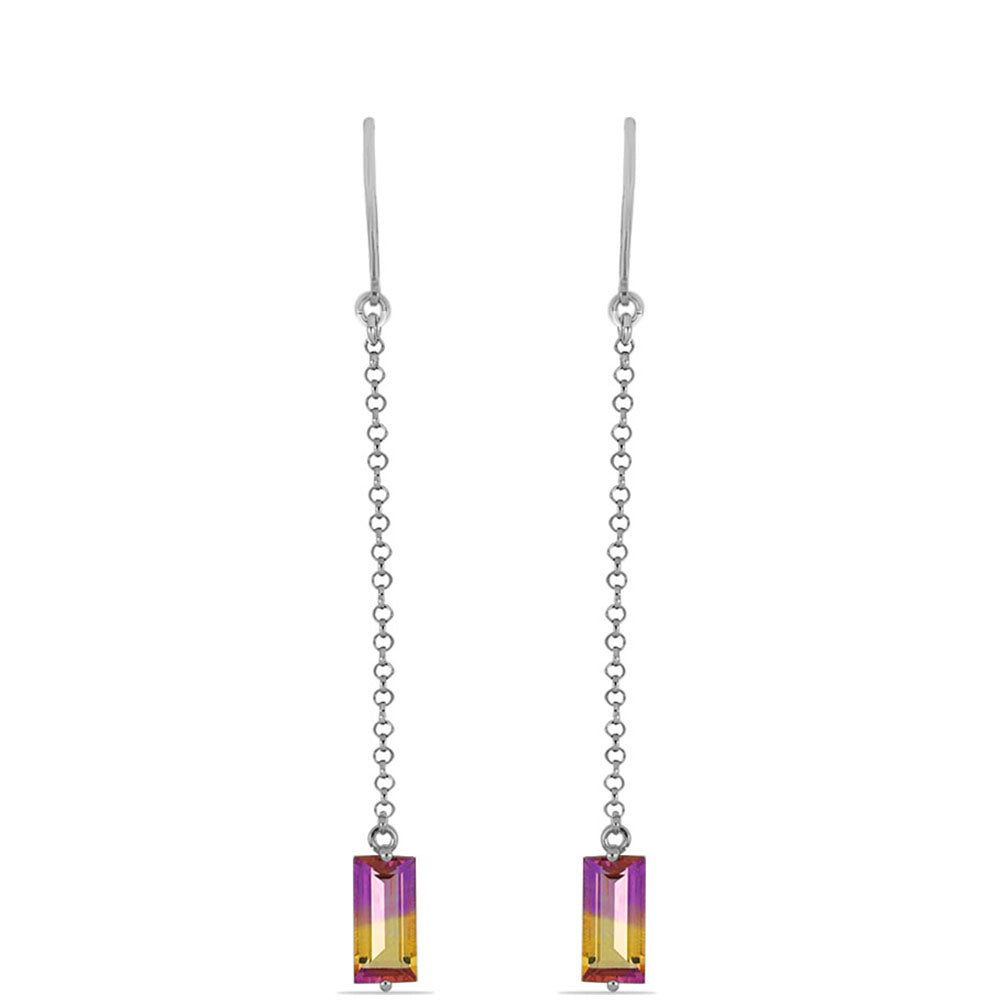 Silberohrringe mit Anahi Ametrin