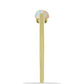 Goldplattierter Silberring mit Welo-Opal